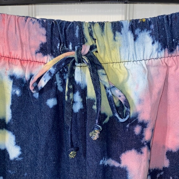 FP Movement by Free People Tie-Dye Track Pants - Blue, Pink, Yellow - Picture 2 of 7